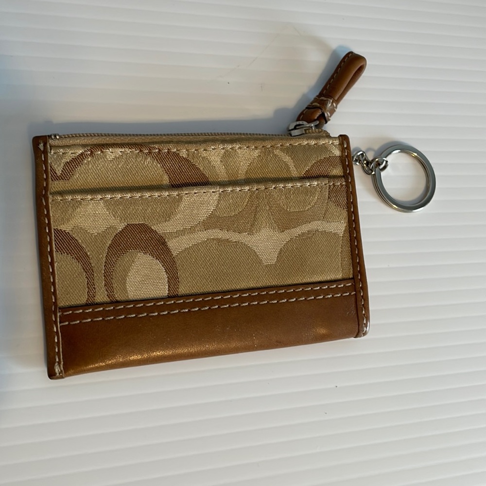 Coach wallet keychain